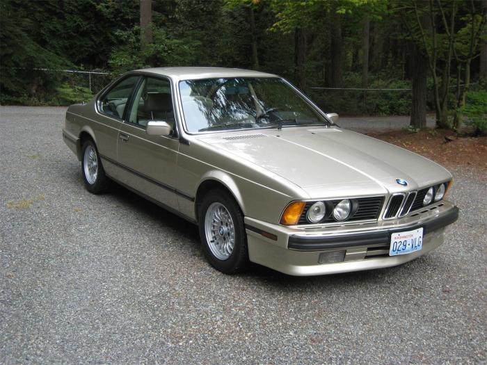 Bmw 635csi 1989 sale