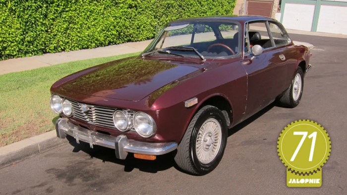 1974 Alfa Romeo 2000 GT: A Classic Italian Sports Car