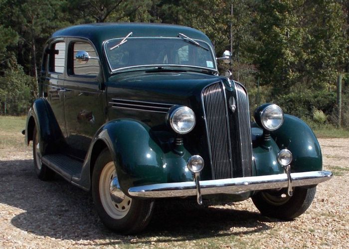 Plymouth 1936 sedan door touring deluxe four rm sotheby auctions