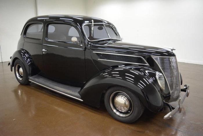Ford 1937 sedan fordor standard touring original sale flathead source car