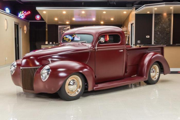 Ford 1940 pickup truck sale f100 cadillac runs drives barn find cars vehicles