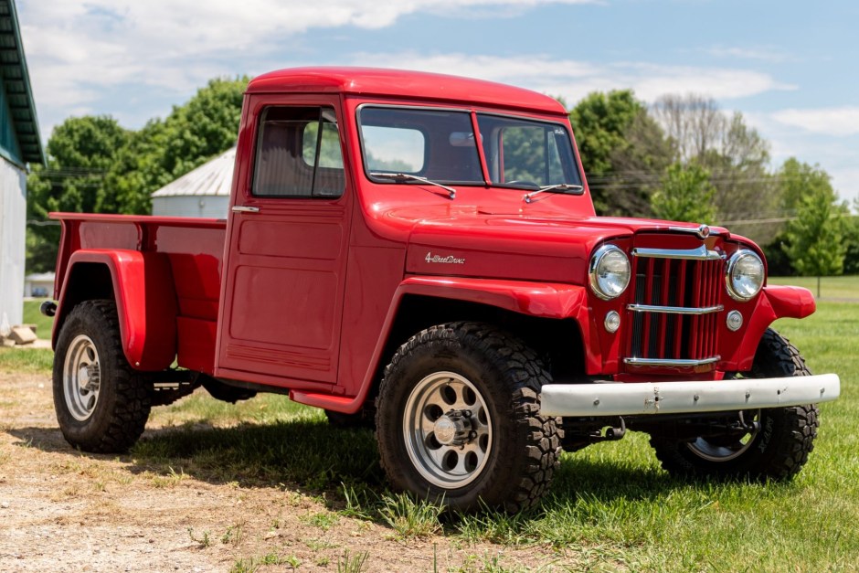 Jeep willys 1954 pickup truck sale bat