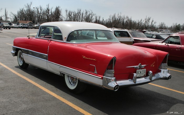 Packard 1955 classic four cars hundred curbside momentcar bravely facing forward classics