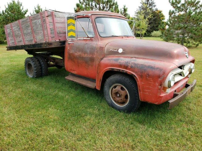 Ford 1955 f350 paint don barnfinds