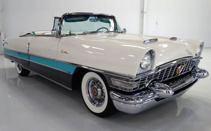 Packard caribbean 1955 1956 lincoln premiere cadillac car eldorado momentcar front beautiful survive company favorite convertible vs