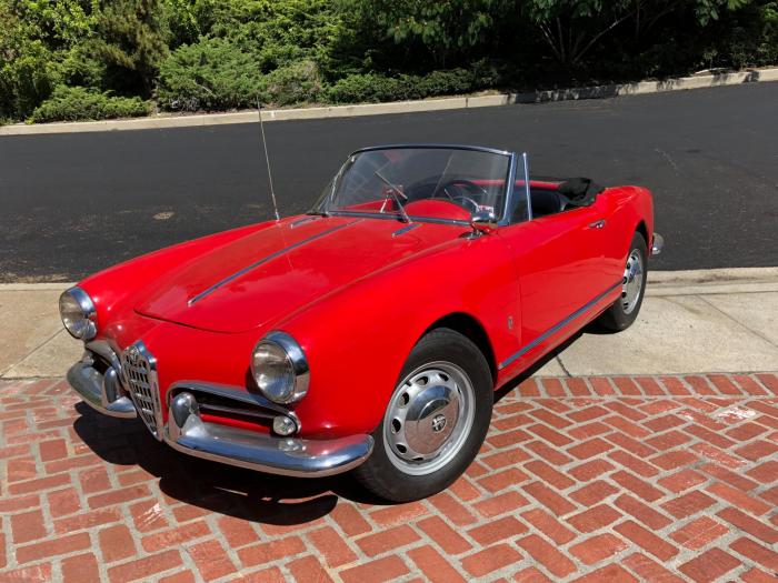 Alfa 1960 romeo giulietta spider sale beverly hills classicdigest