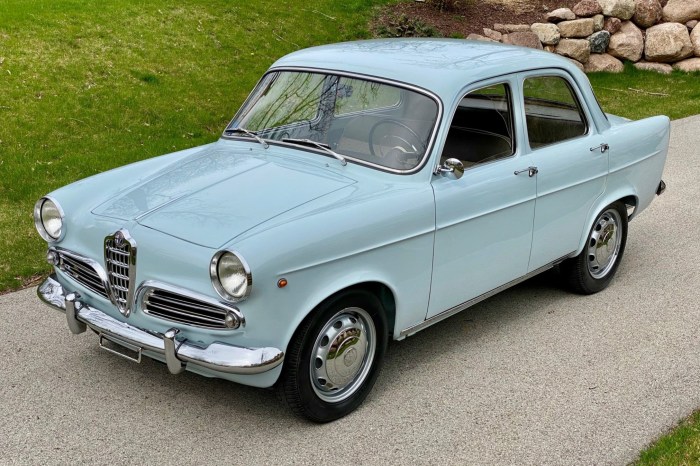 Alfa romeo giulietta 1960 berlina sprint bat