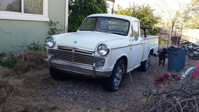 1965 datsun pickup 1200 ute sports trucks only little body barnfinds