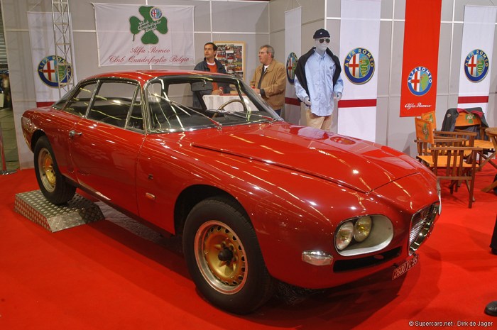 Alfa romeo 2600 sz zagato 1966 1964 sprint conceptcarz auction data momentcar representations necessarily shown vehicles note been not