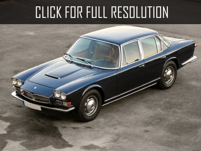 Maserati quattroporte 1963 1968 momentcar