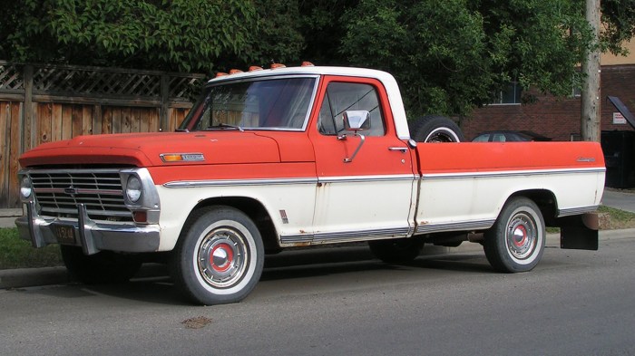 1968 ford f250 special camper ranger trucks