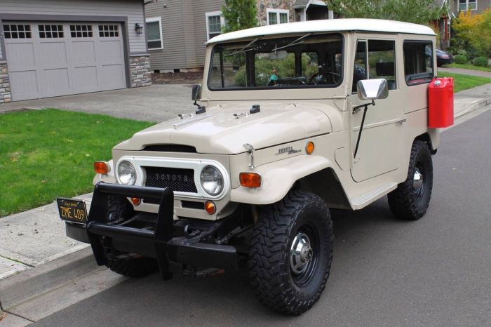 Toyota cruiser land 1969 fj40 restored ht 4x4 ready california truck go