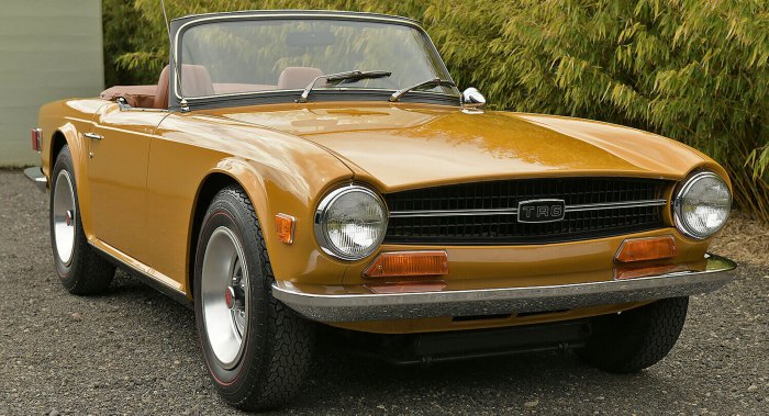 1971 Triumph TR6: A British Sports Car Icon