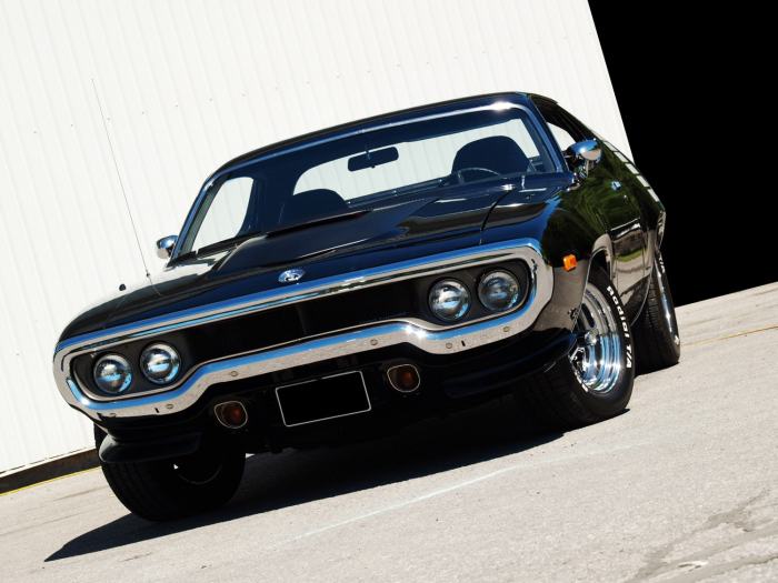 1972 plymouth runner appeal boost helped goldenberg polyglas widened repop tires rears rallye styled