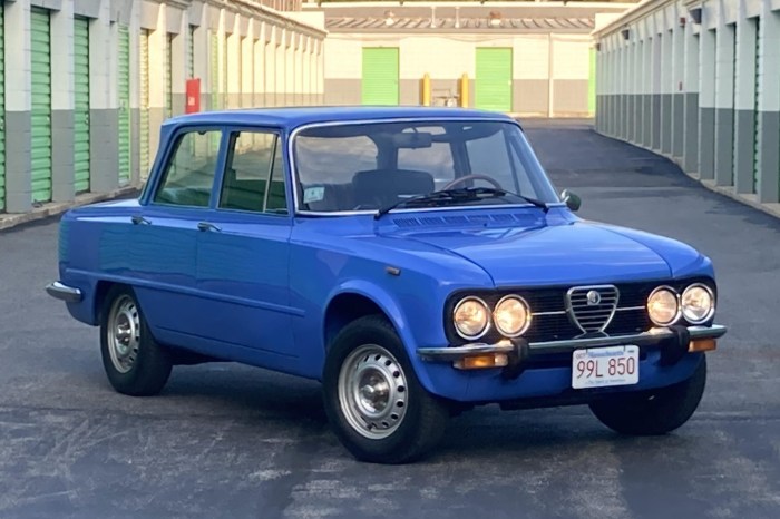 1977 Alfa Romeo Giulia Super 1300