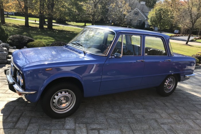 1977 Alfa Romeo Giulia Super 1300: A Classic Italian Sports Sedan