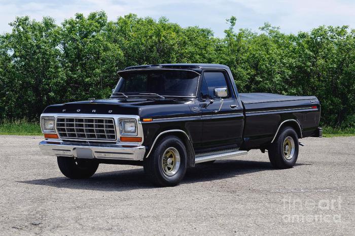 Ford 1979 f150 pickup ranger xlt truck 150 trucks classic tone two coral sale 351ci v8 miles automatic restored well