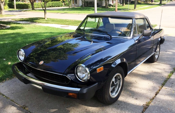 1979 Fiat Spider: A Classic Italian Sports Car