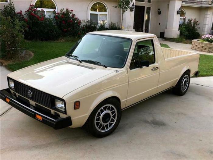 Pickup rabbit caddy vw truck volkswagen diesel lost 1980s 1981 cars golf mk1 restoration potential hemmings reader teacher drive does