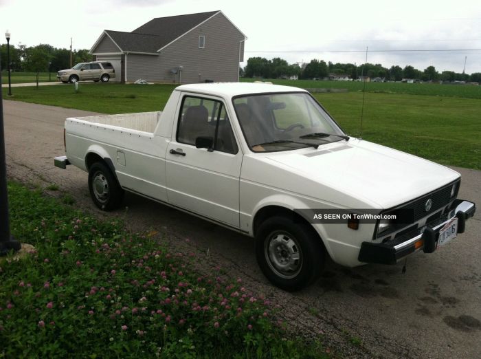 Volkswagen pickup 1980 beating curbside classic tariff taking but front october september quarter curbsideclassic