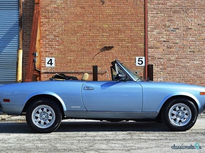 Pininfarina fiat spider 1983 azzura sale