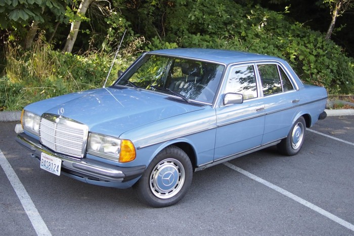 Mercedes 1983 300d benz diesel sale turbo sedan motorcar body sold