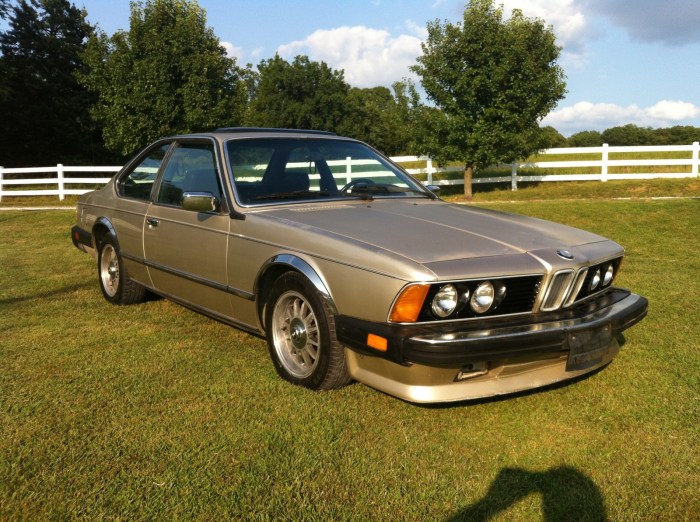 1985 BMW 6 Series
