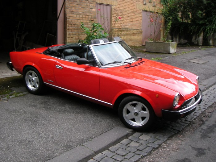 1985 Fiat Spider: A Classic Italian Sports Car