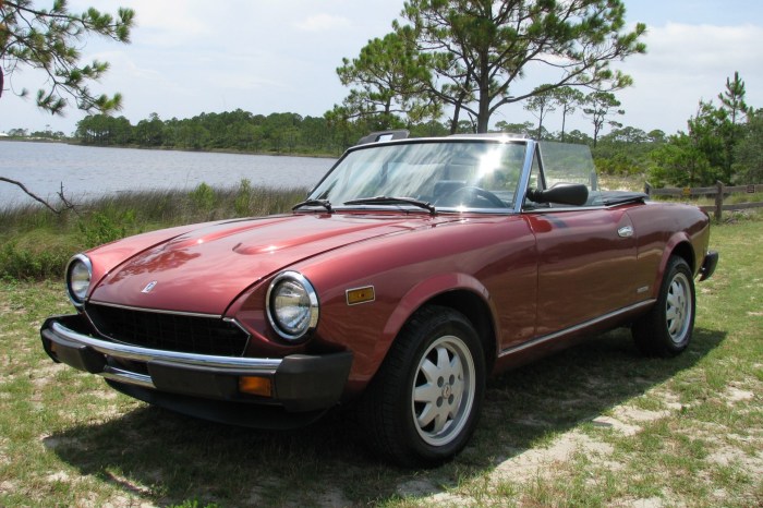 Fiat 1985 124 spider overview cargurus cars