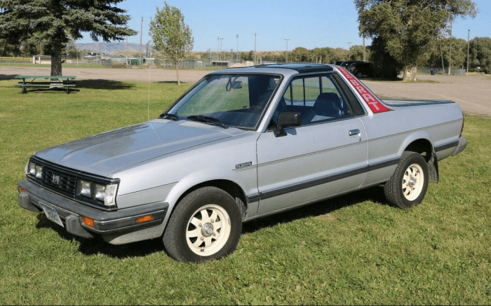 1986 Subaru Brat: A Unique Blend of Utility and Style