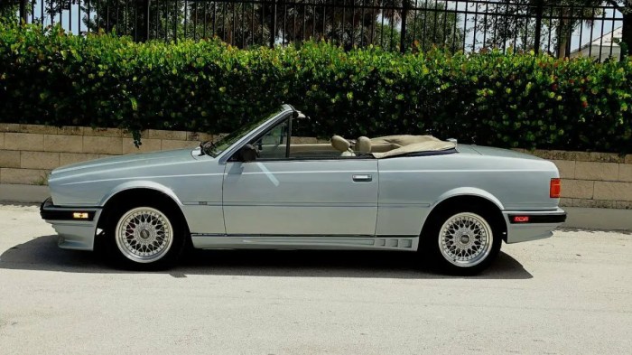 Maserati spyder biturbo mileage survivor 1986