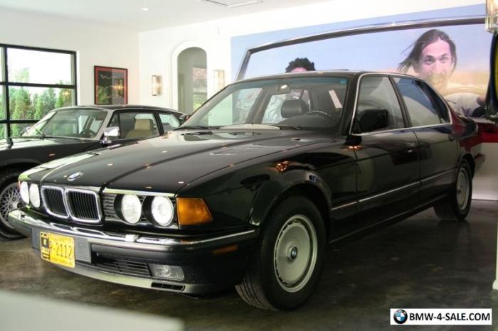 Bmw 1988 750il v12 e32 sedan classic drives rust reserve runs series sale