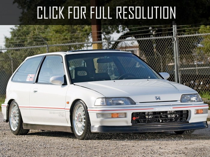 Honda civic 1989 si hatchback tech marketplace pristine fs hits forums