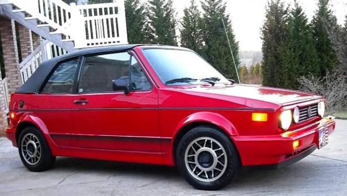 Cabriolet vw mk1 1989 golf gti volkswagen rabbit owner nice very cabrio sale original first north classic