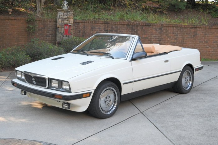 1989 maserati spyder