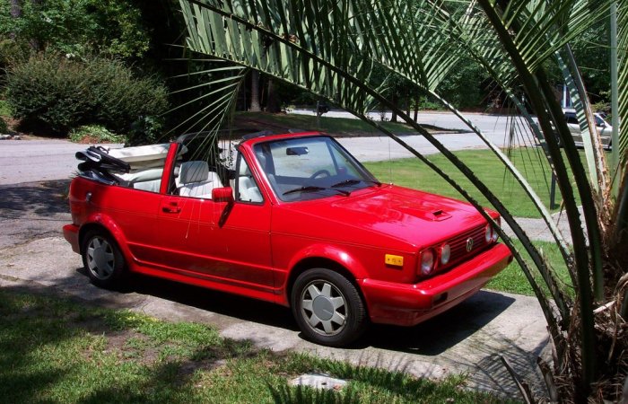 Volkswagen cabriolet 1989 vw red cargurus painted momentcar cars