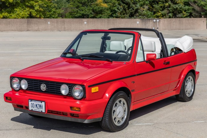 1993 Volkswagen Cabriolet: A Classic Convertible