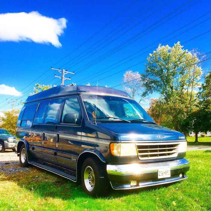 1994 van ford conversion econoline sold