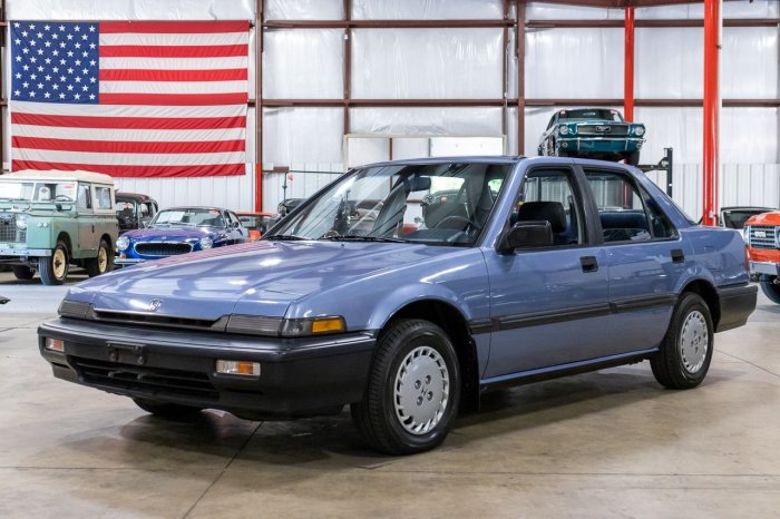 1989 accord honda dx sedan blue laurel sp metallic cylinder miles 0l offered mi