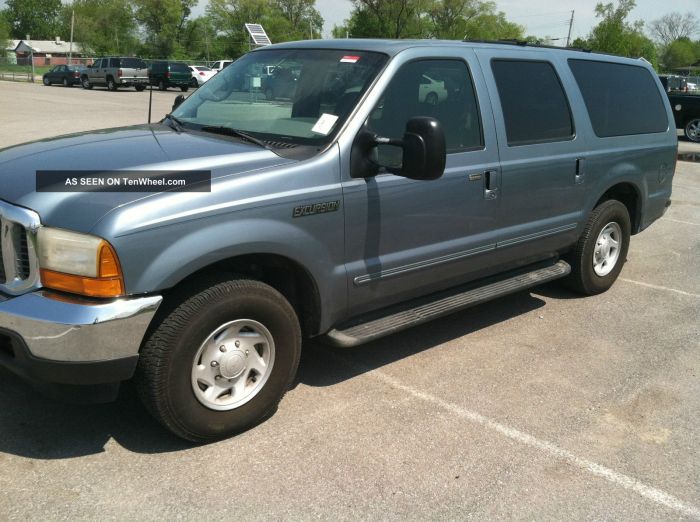 Excursion ford v10 2000 limited 4x4 suv 4d 8l enlarge click