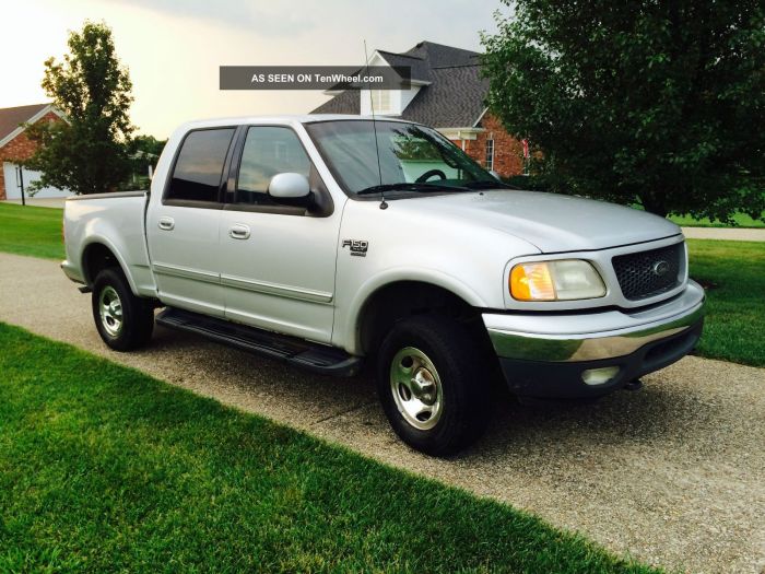 2001 ford 150 xlt auto