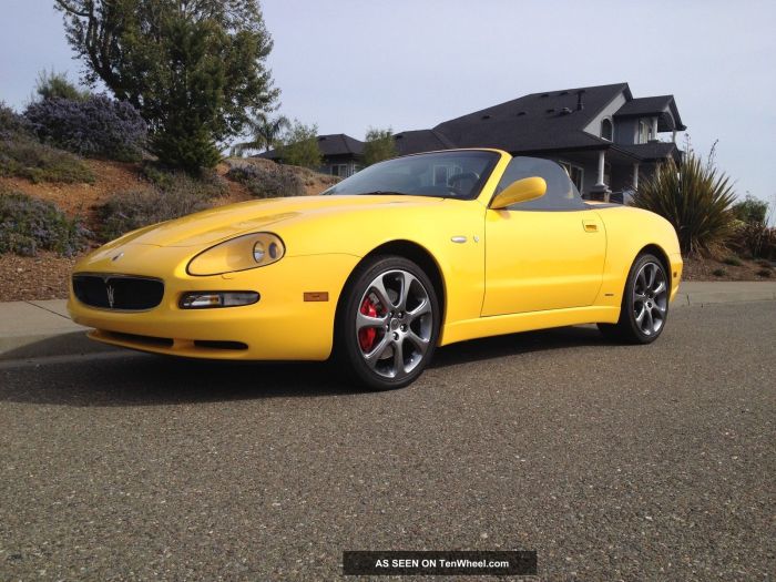 2004 Maserati Spyder: A Timeless Italian Icon