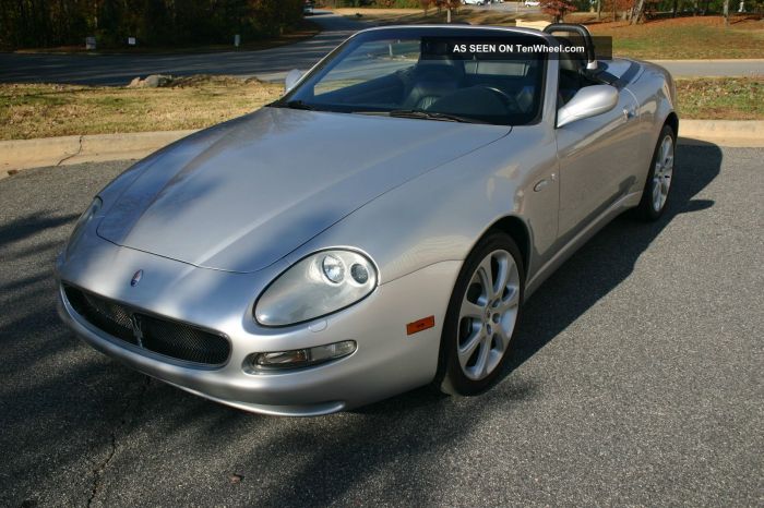 Maserati 2004 spyder flemings