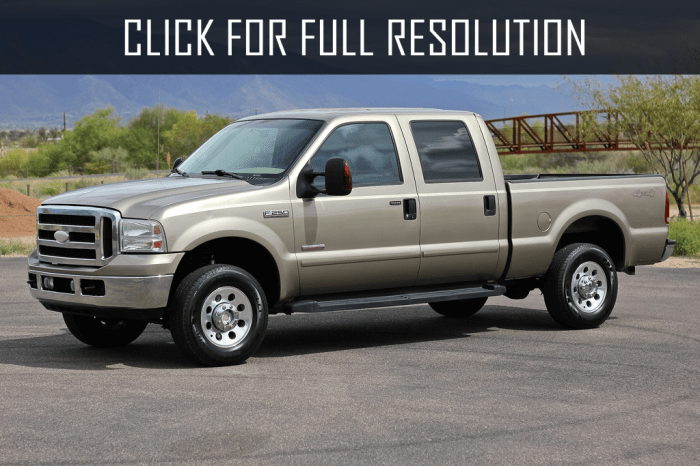 F250 ford 2005 diesel 2006 4x4 wheel