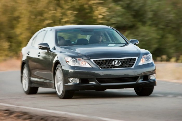 Lexus 2010 2011 ls460 sedan ls460l ls edition rear touring launches model automobilemag