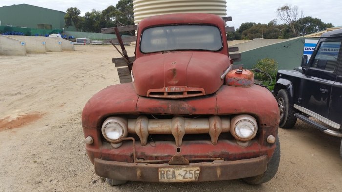 Ford f4 1951 wheels aluminum truck