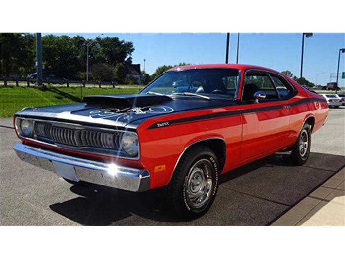 Duster plymouth 1970 340 valiant custom sale classic car indiana auburn cc classiccars inspection insurance financing transport