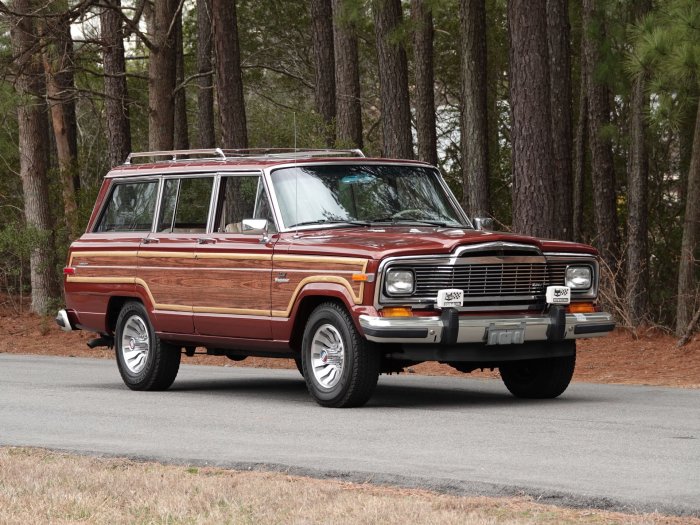 Wagoneer jeep 1984 grand full interior screen ca0812 engine