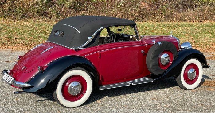 Benz mercedes 1937 roadster sign now ny