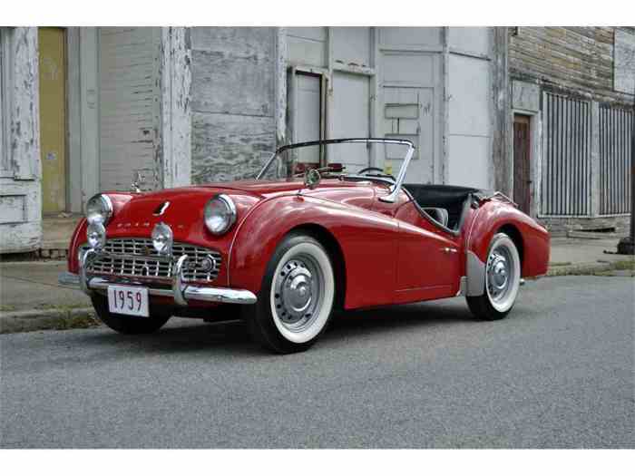 1959 Triumph TR3: A British Sports Car Icon